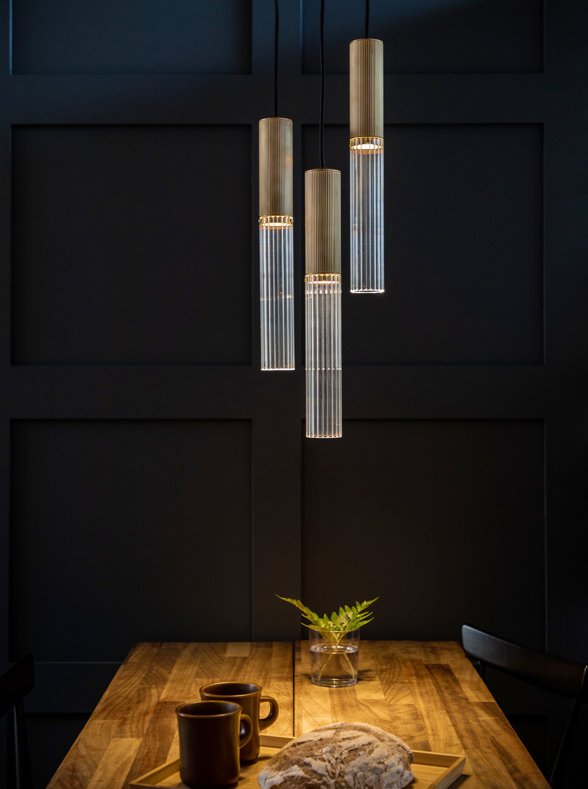 Flume 50 Pendant - 3 Drop Grouping