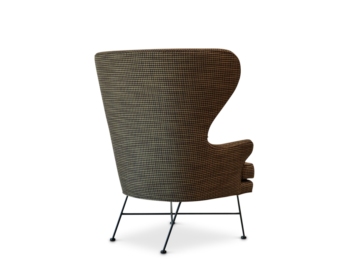 Highland Wingback Chair - Metal Base