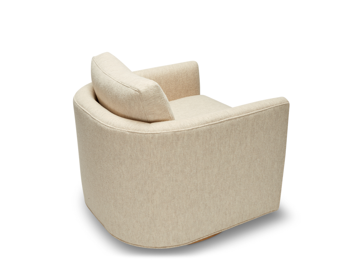 Curved Back Swivel Chair