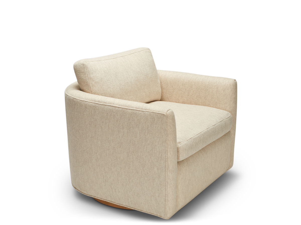 Curved Back Swivel Chair