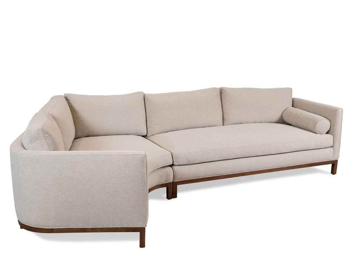 Curved Back Sectional