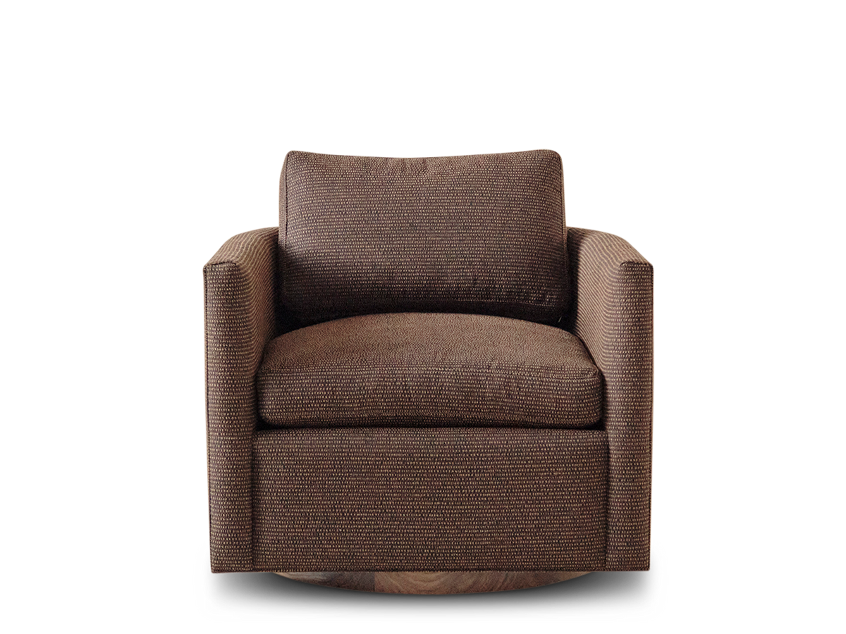 Curved Back Swivel Chair