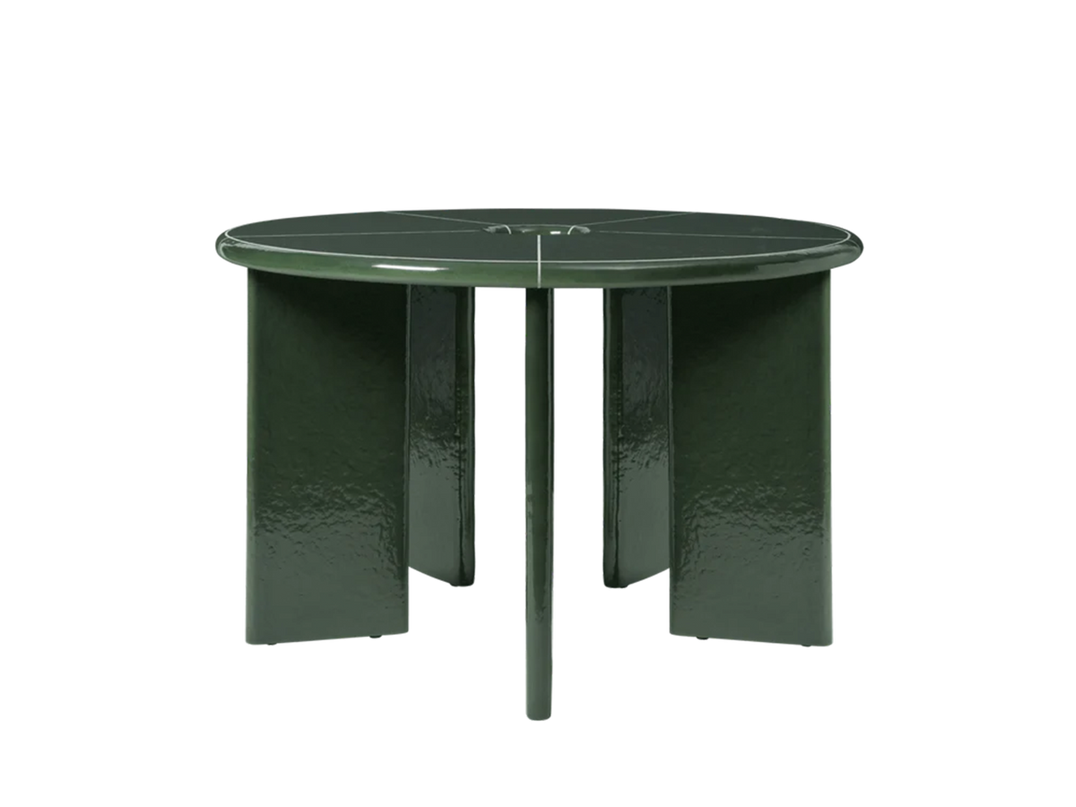 Deya Dining Table - Dark Green