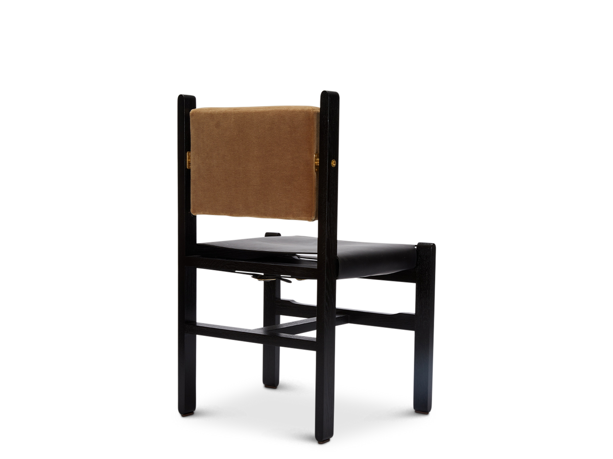 Morro Dining Side Chair - Leather Sling Seat