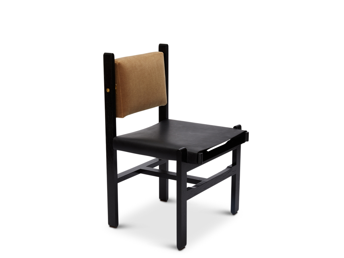 Morro Dining Side Chair - Leather Sling Seat