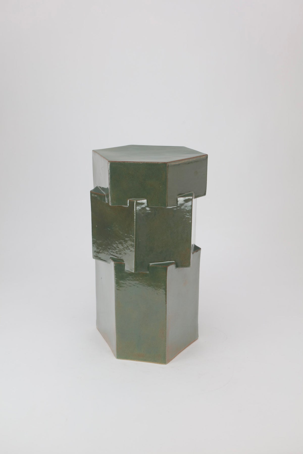 Tall Hex Side Table