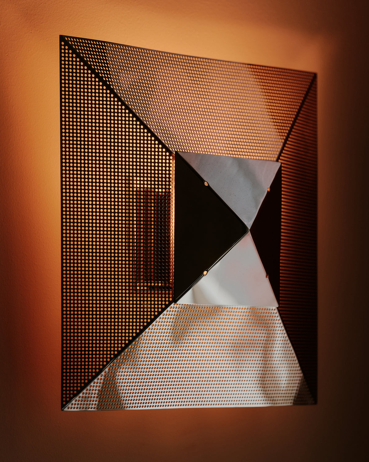 Pyramid Sconce