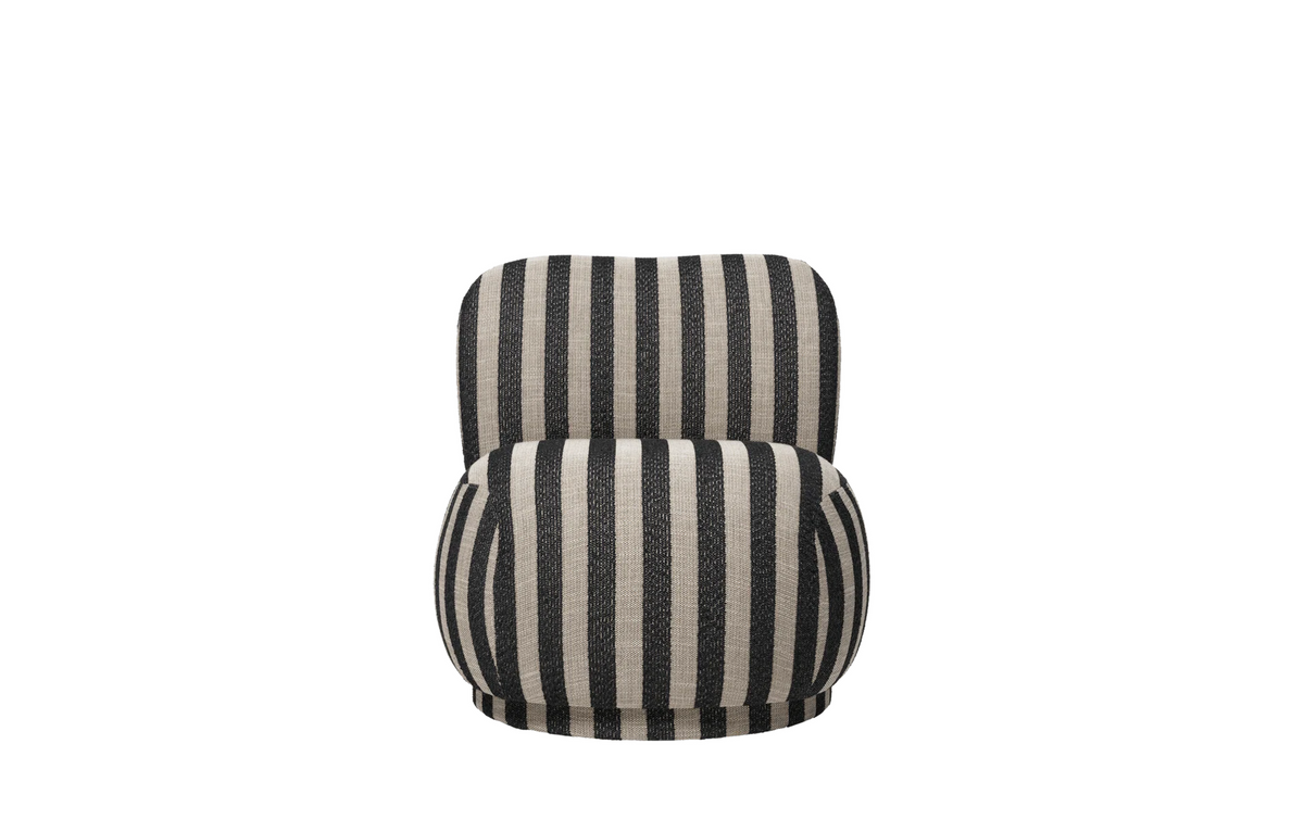 Rico Piccolo Lounge Chair - Louisiana - Sand/Black