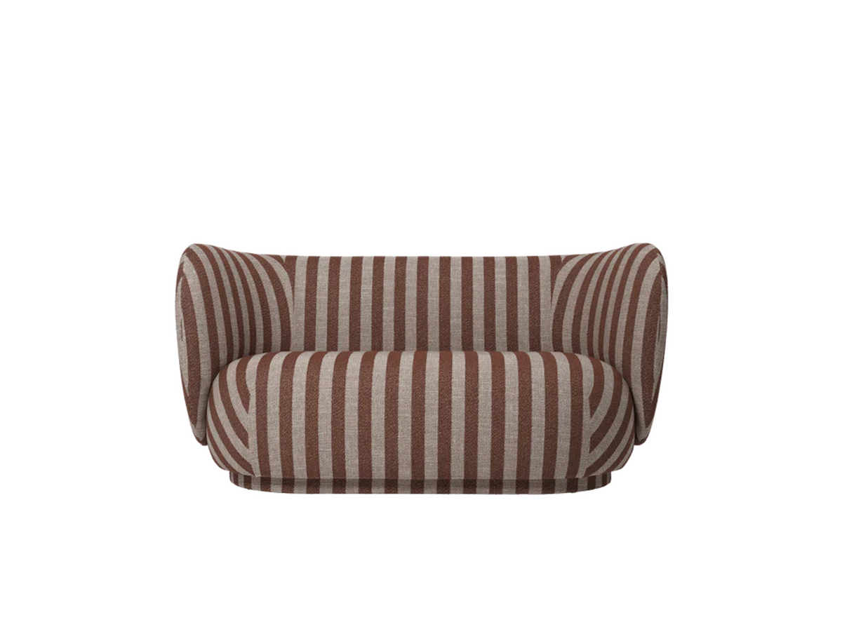Rico Sofa 2 - Louisiana - Sand/Chocolate
