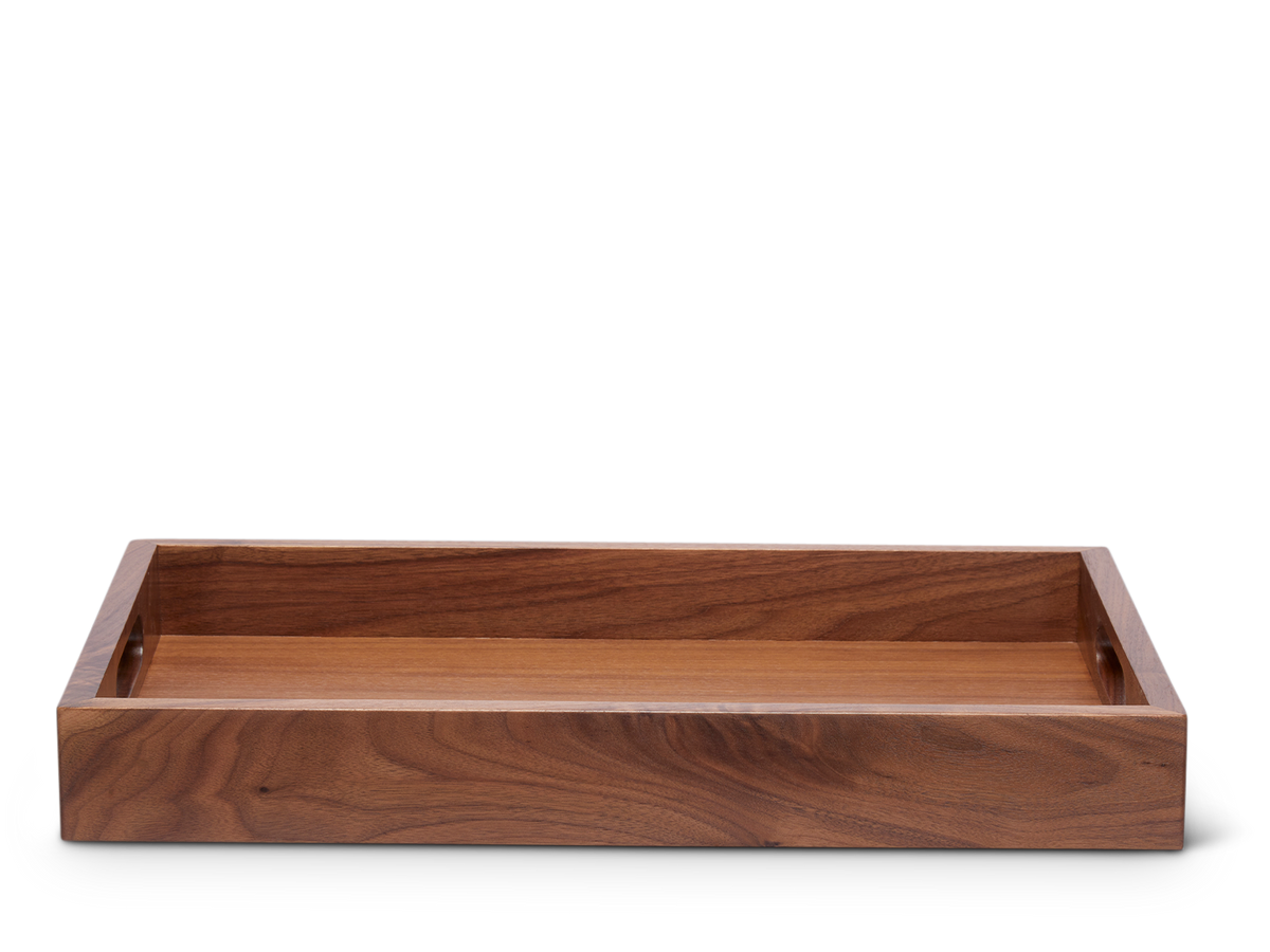 Moreno Tray - Rectangle - Natural Walnut