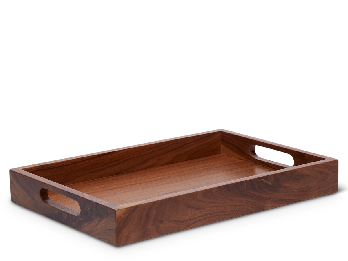 Moreno Tray - Rectangle - Natural Walnut