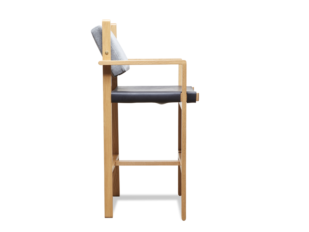 Morro Barstool - Leather Sling Seat