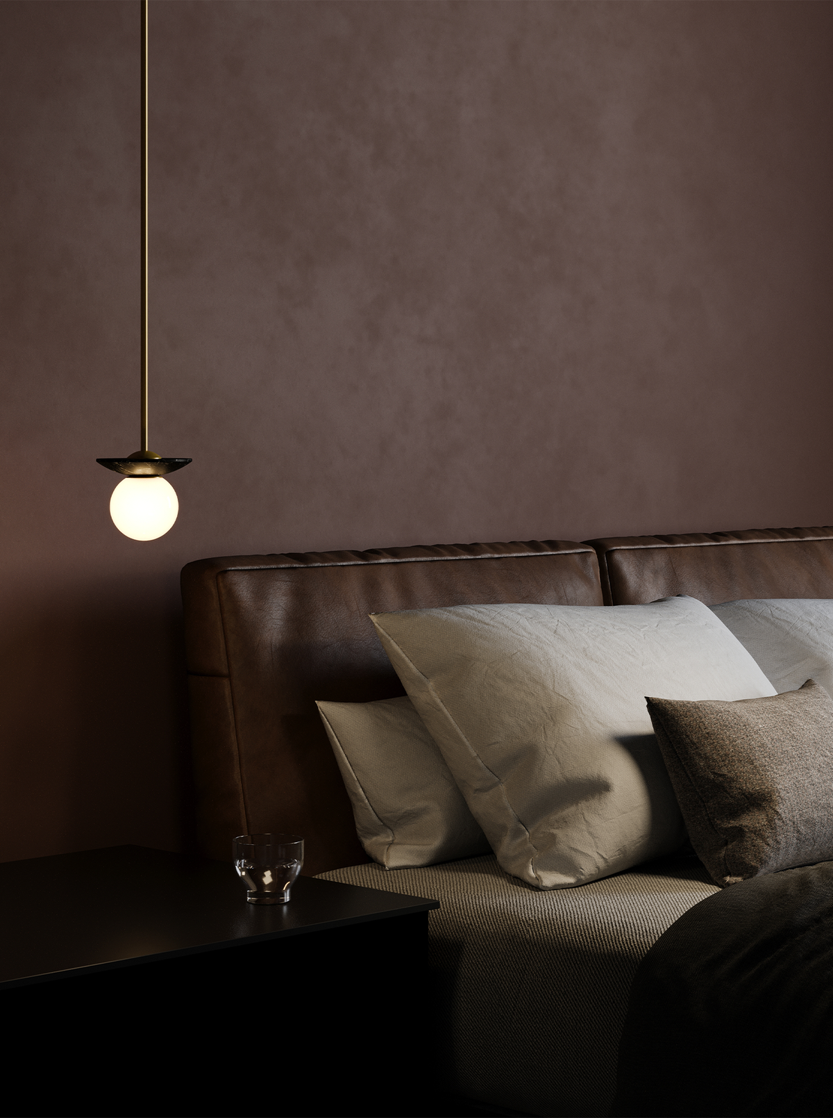 Orbit Pendant - Brass
