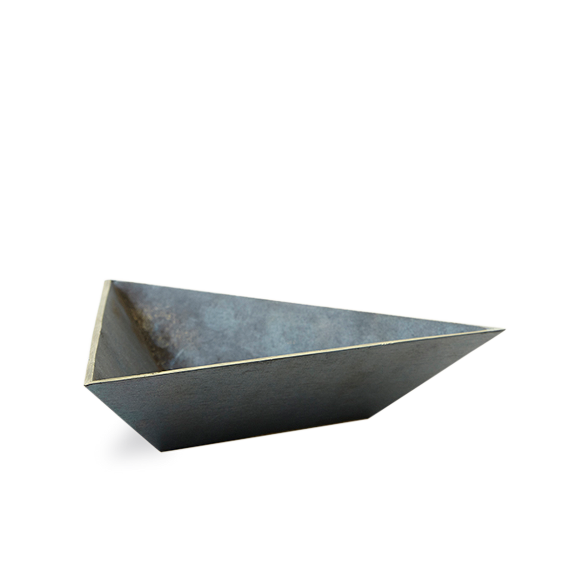 #4483 Patina Brass Triangle Tray