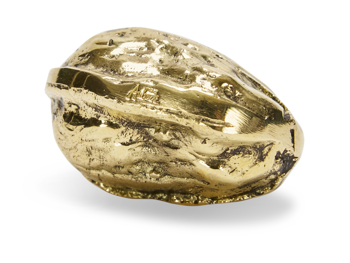 #5370-1 Brass Walnut Paperweight