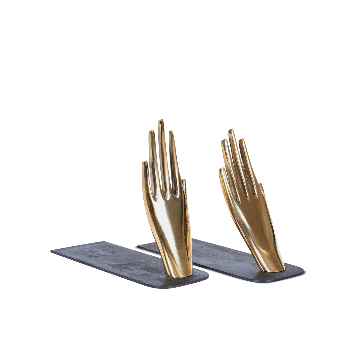 #1928 Bookends with Brass Hands
