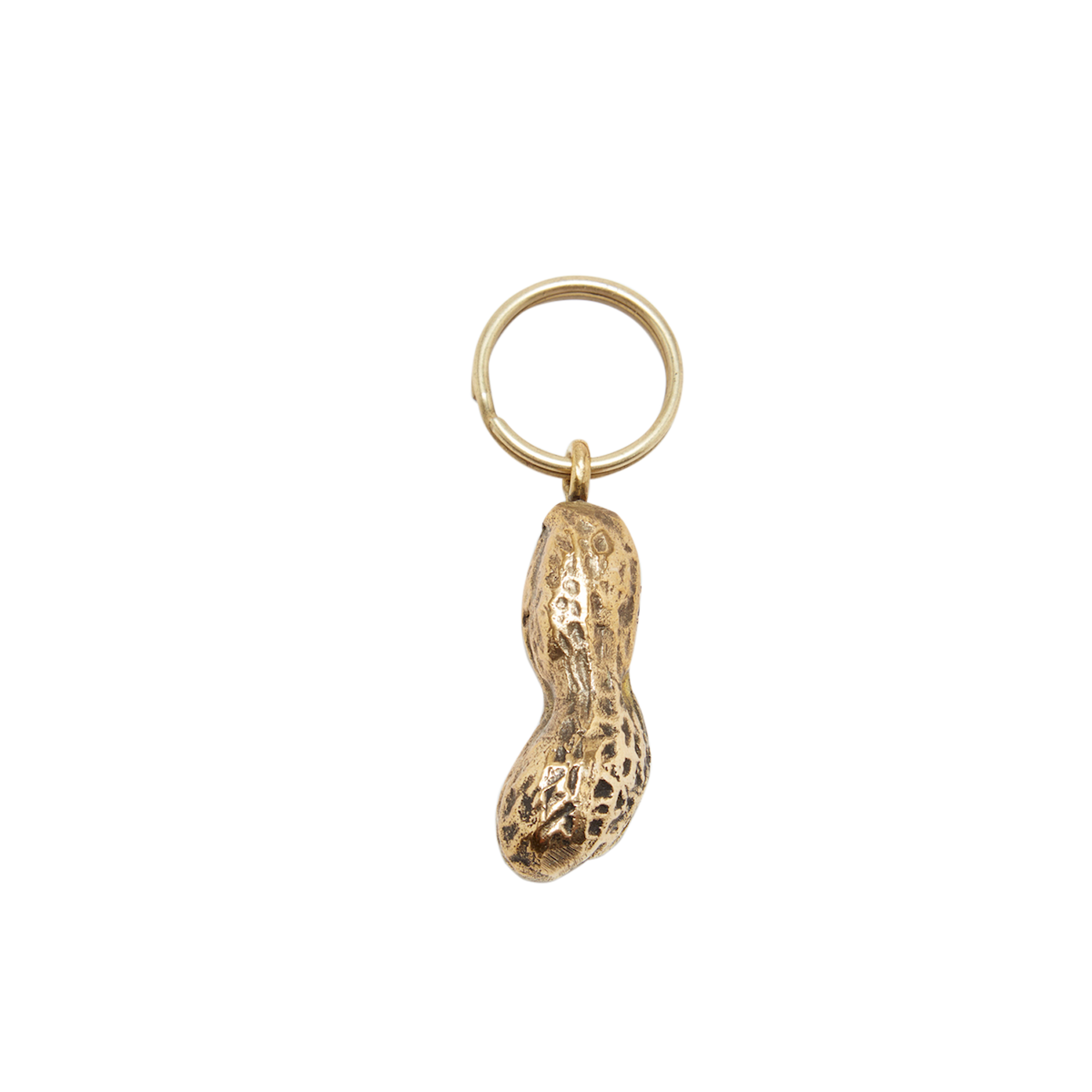 #5617 Brass Peanut Key Ring