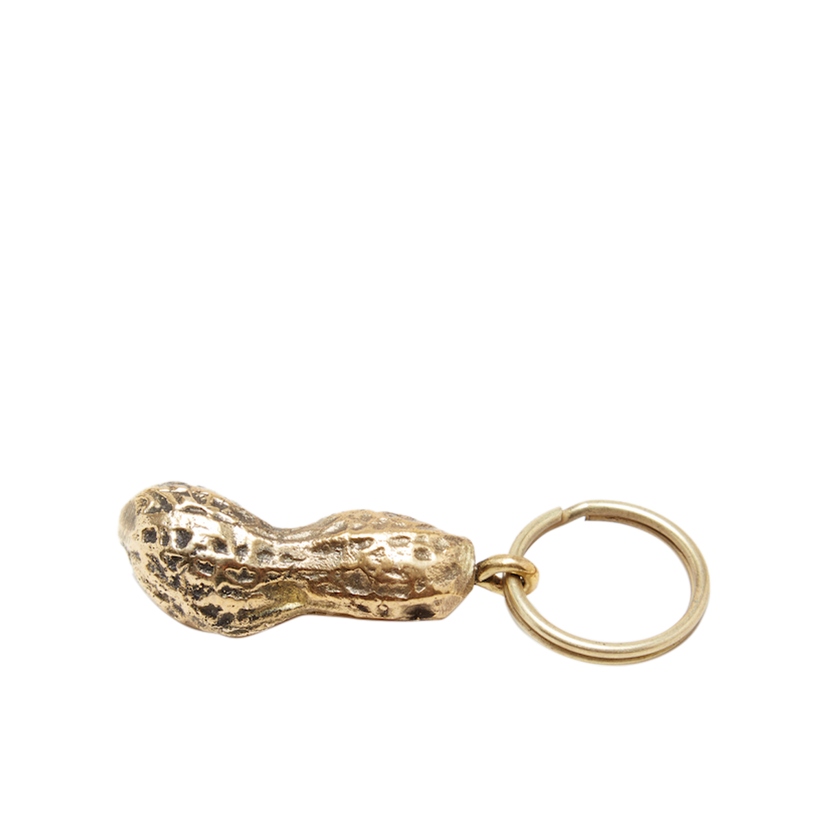 #5617 Brass Peanut Key Ring