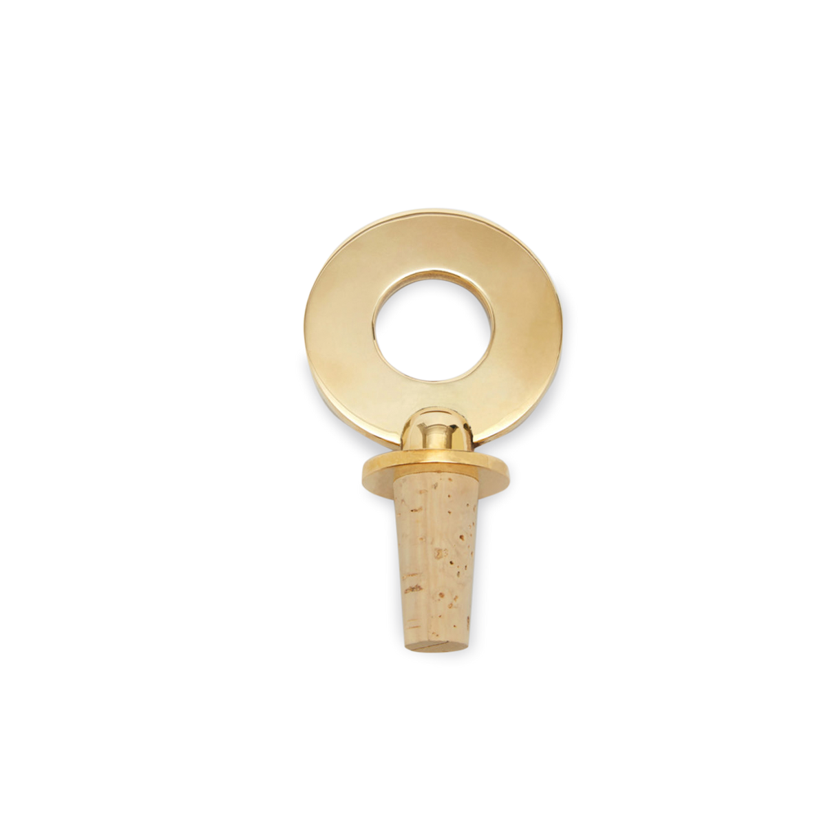#5971-1 Brass Ring Wine Stopper