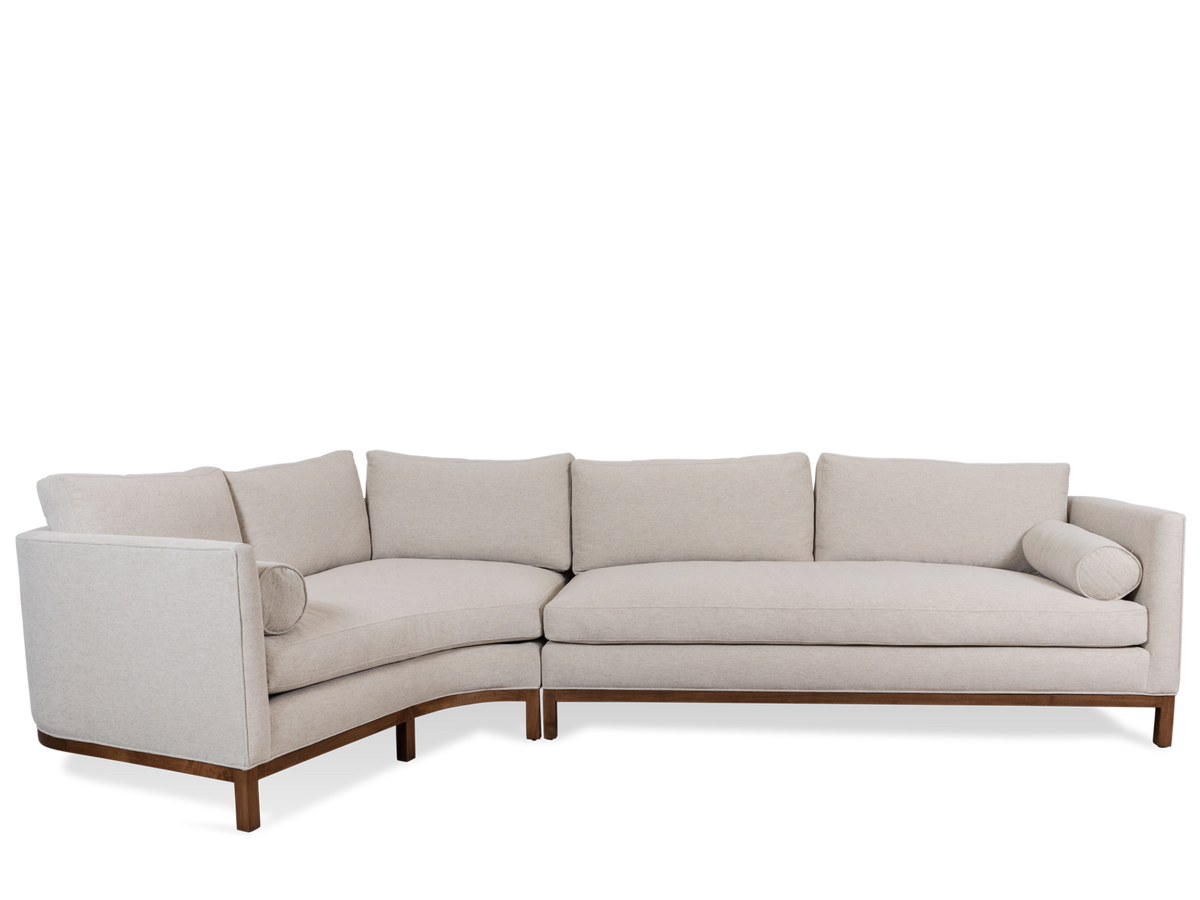 Curved Back Sectional