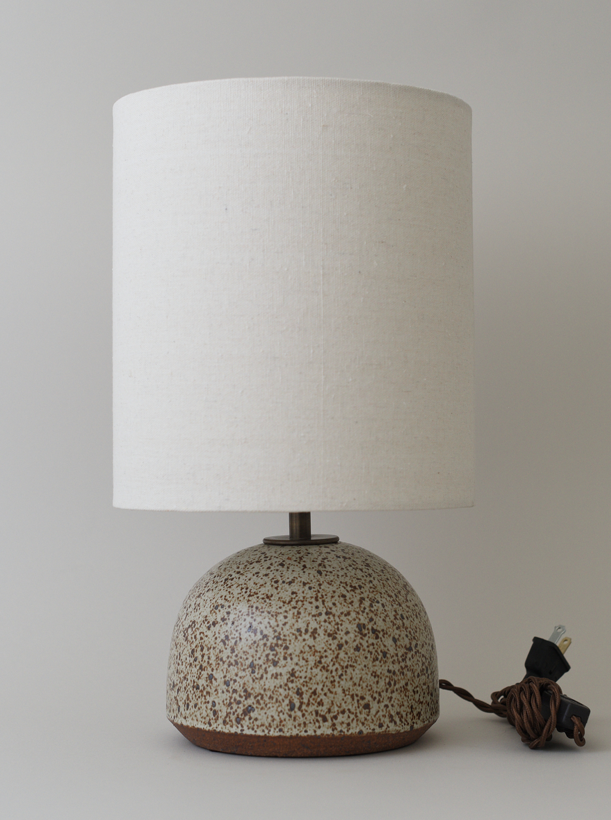 Small Agnes Lamp - Mottled Ivory