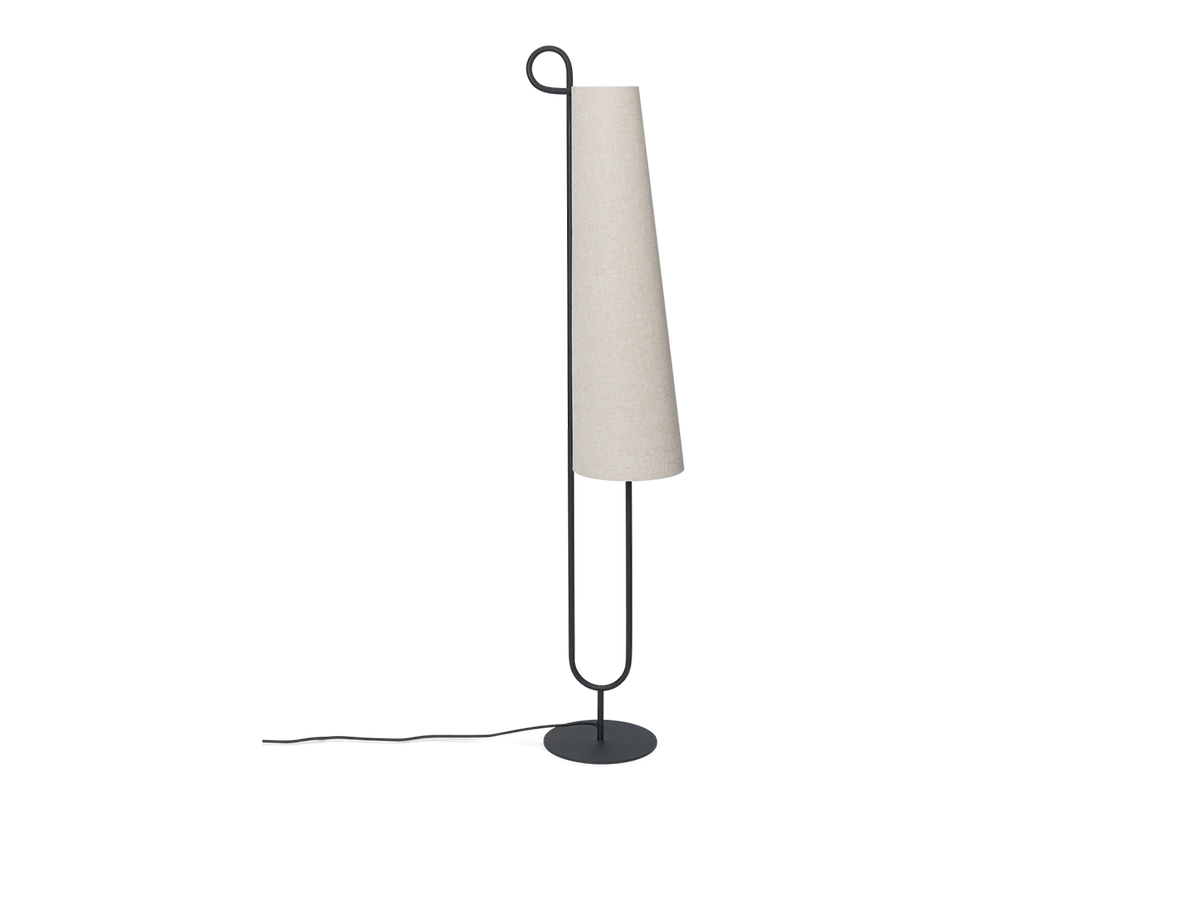 Ancora Floor Lamp - Black/Natural