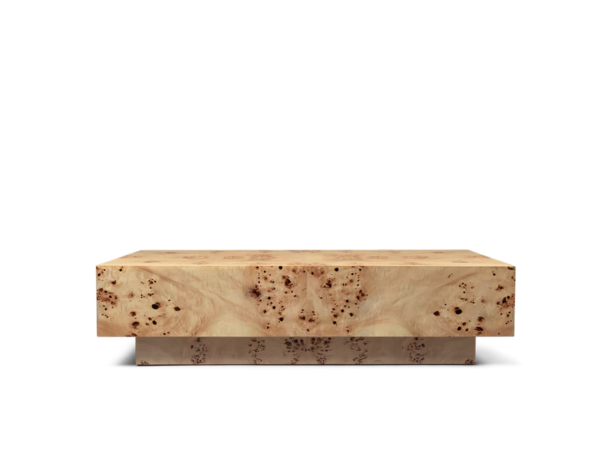 Burl Coffee Table - Natural