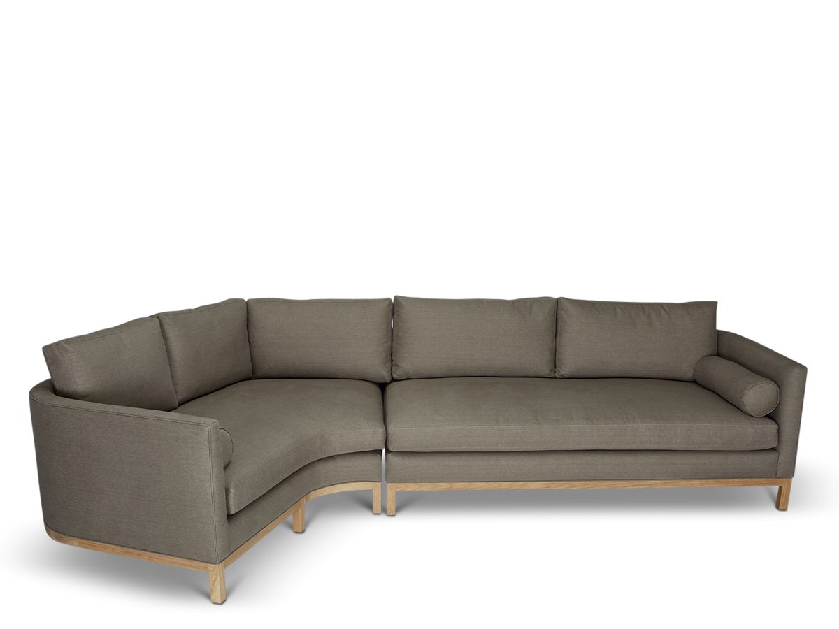 Curved Back Sectional