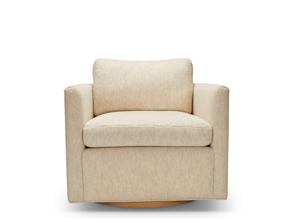 Curved Back Swivel Chair