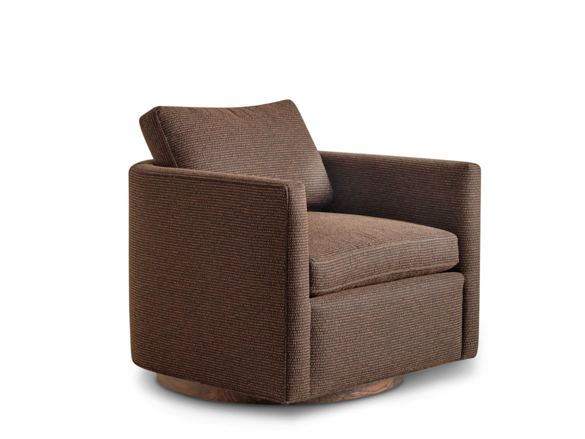 Curved Back Swivel Chair