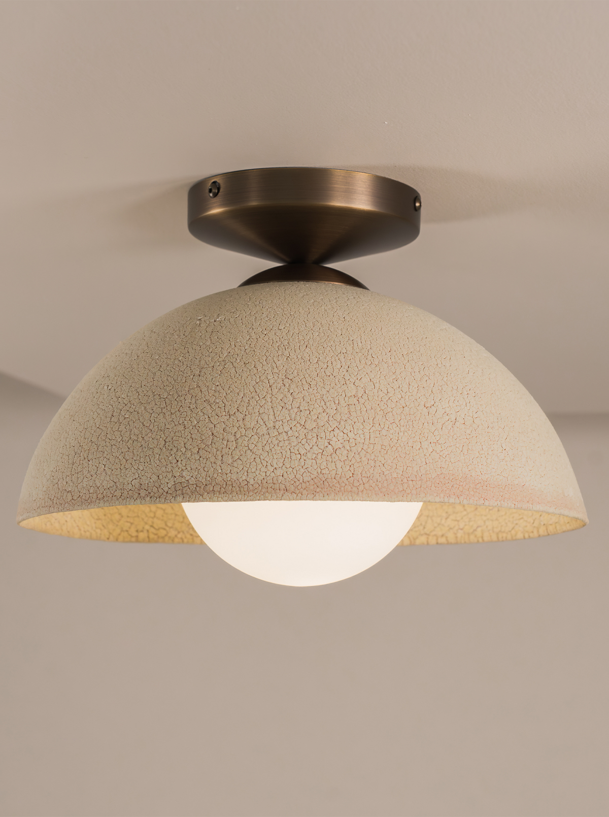 Emmet Flush Mount 12″ Hemisphere