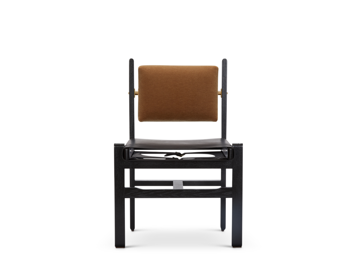 Morro Dining Side Chair - Leather Sling Seat