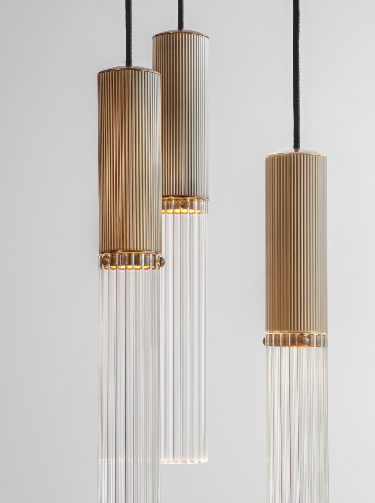 Flume 50 Pendant - 3 Drop Grouping