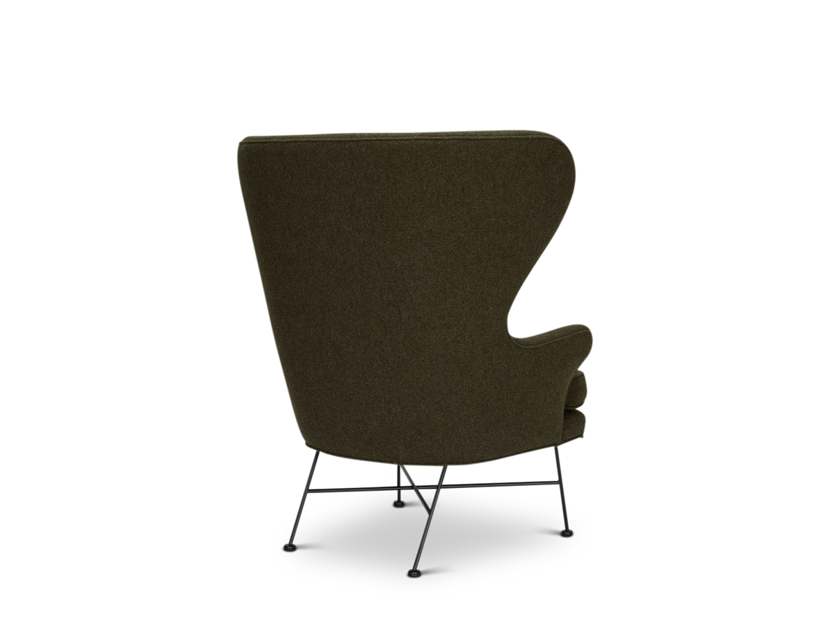 Highland Wingback Chair - Metal Base