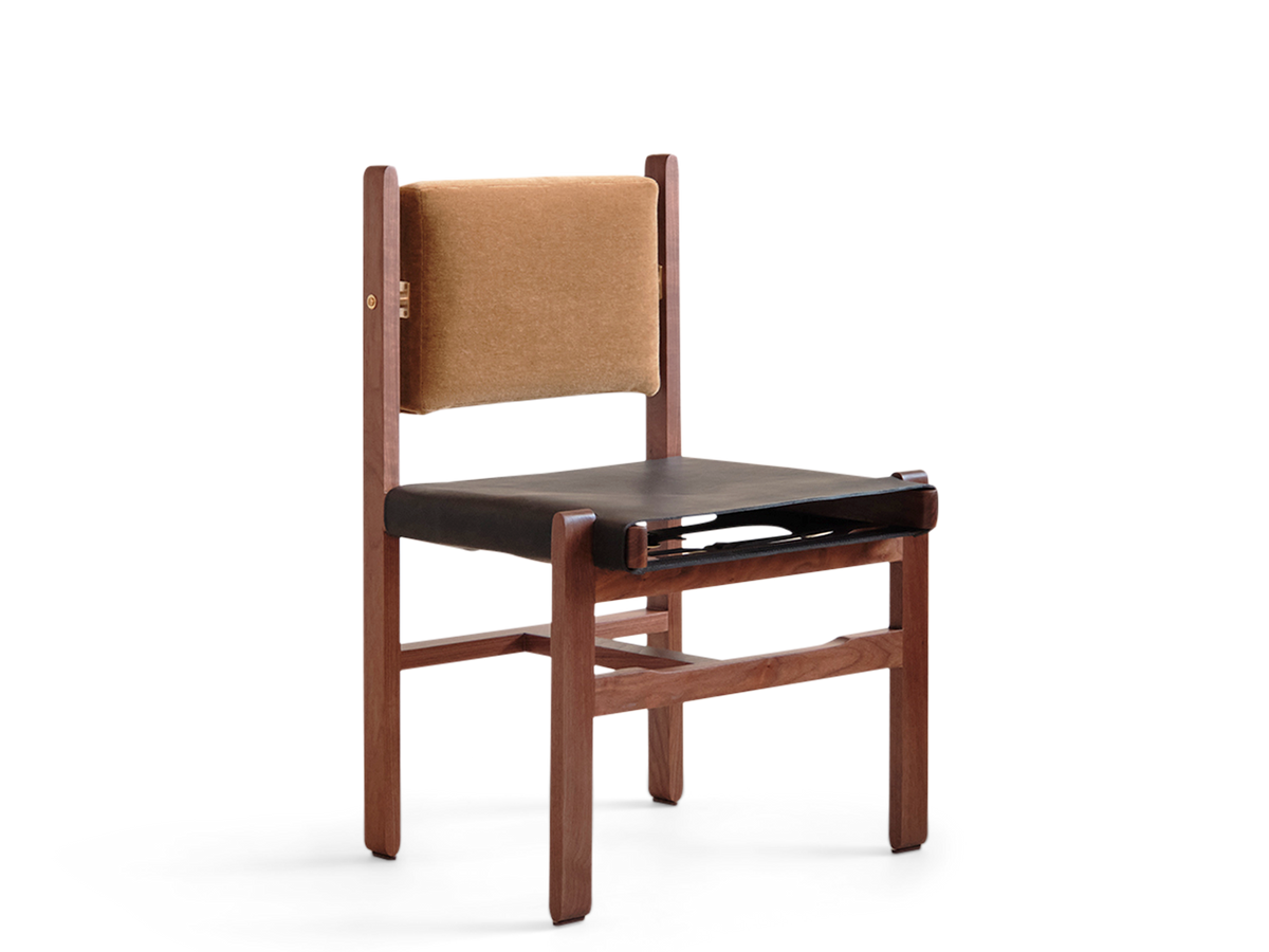 Morro Dining Side Chair - Leather Sling Seat