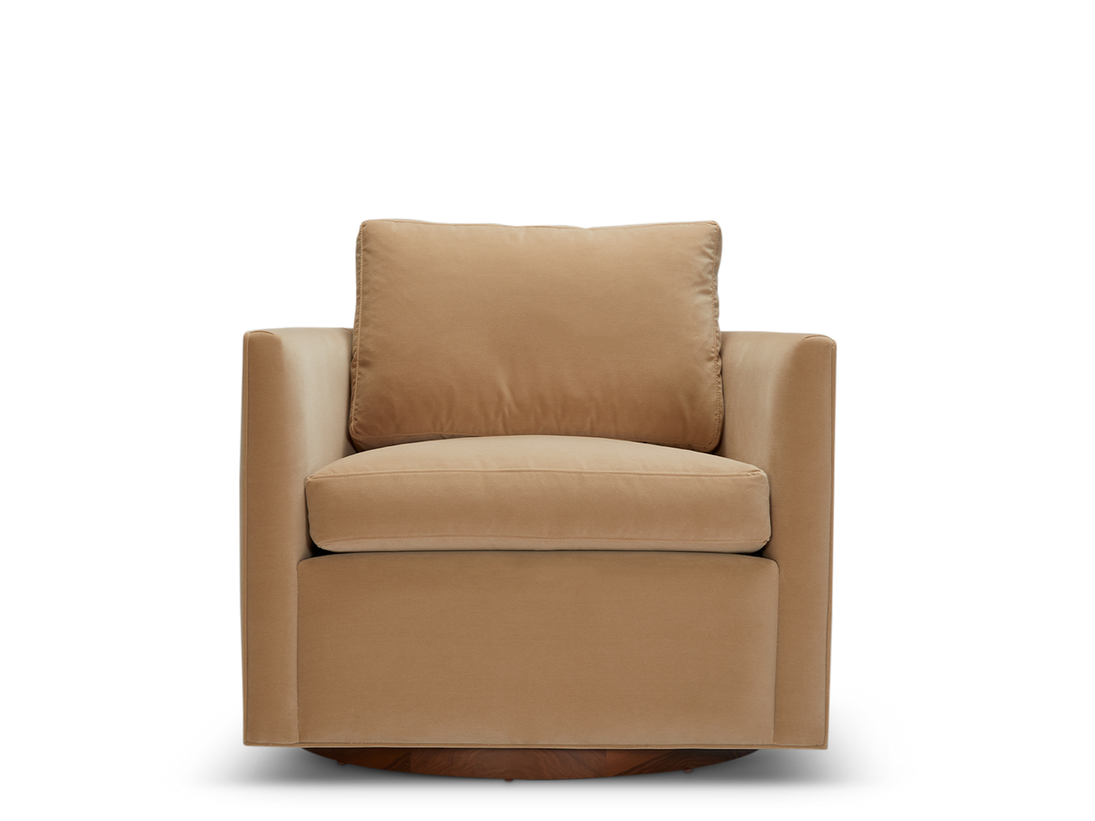 Curved Back Swivel Chair