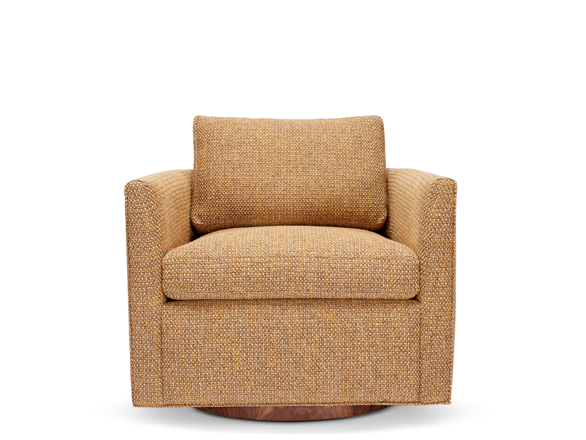 Curved Back Swivel Chair
