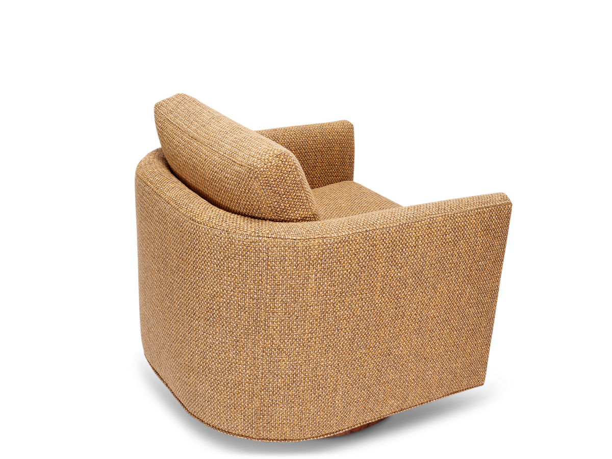 Curved Back Swivel Chair