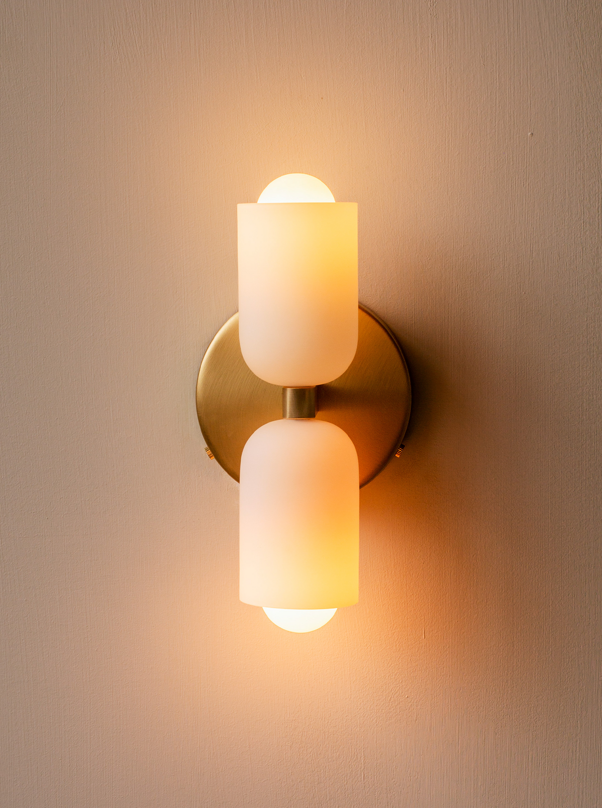 Glass Up Down Sconce