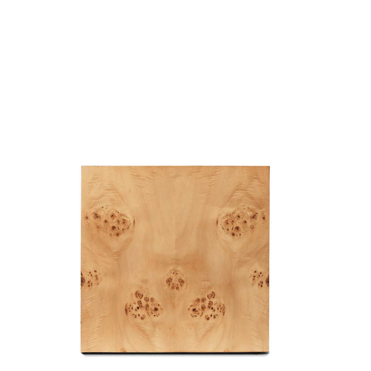 Burl Cube Side Table