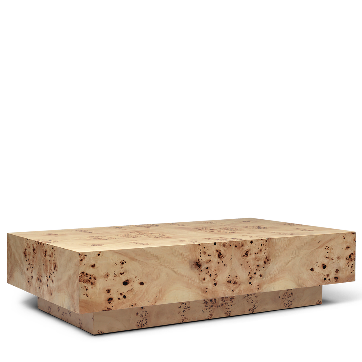 Burl Coffee Table - Natural