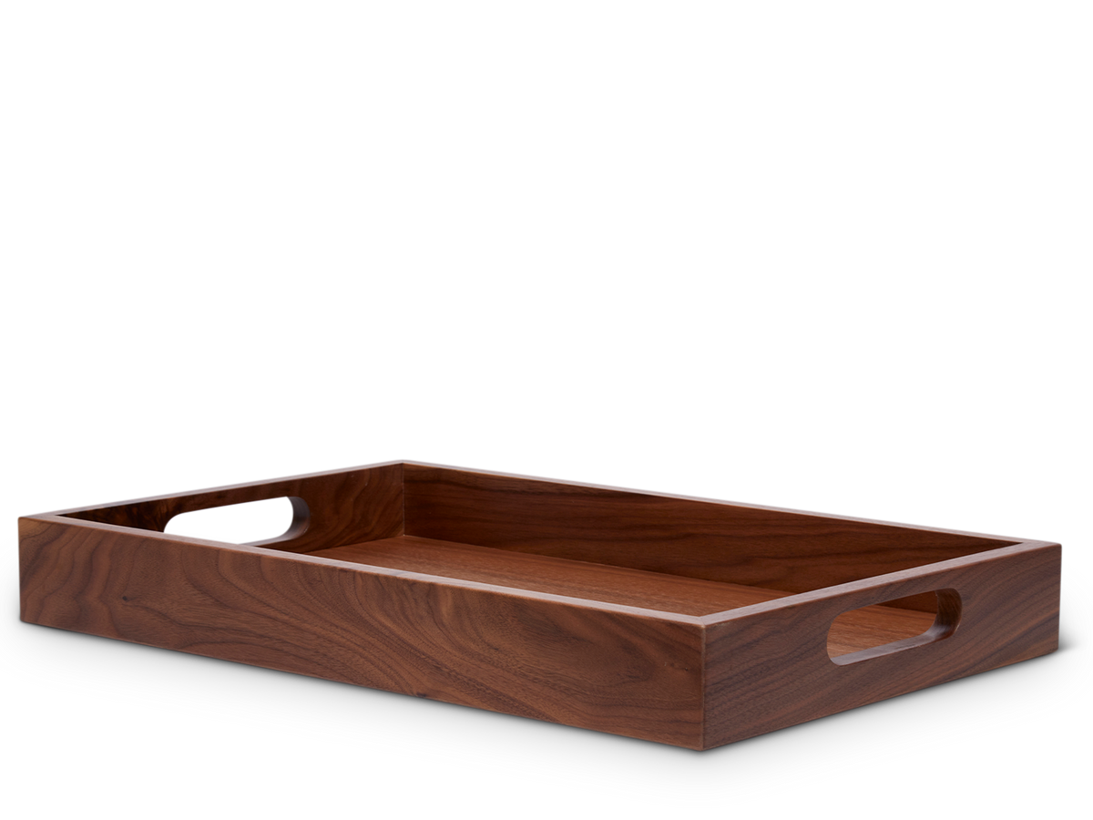 Moreno Tray - Rectangle - Natural Walnut