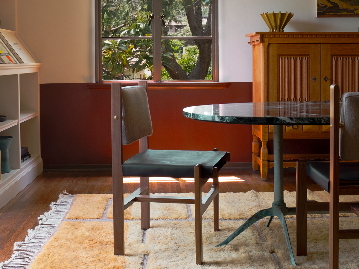 Morro Dining Side Chair - Leather Sling Seat