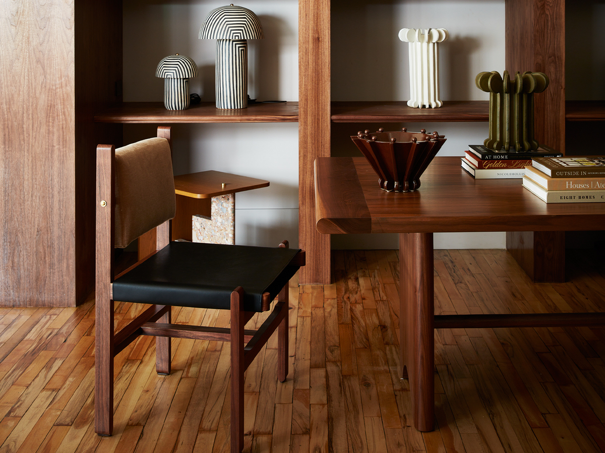 Morro Dining Side Chair - Leather Sling Seat