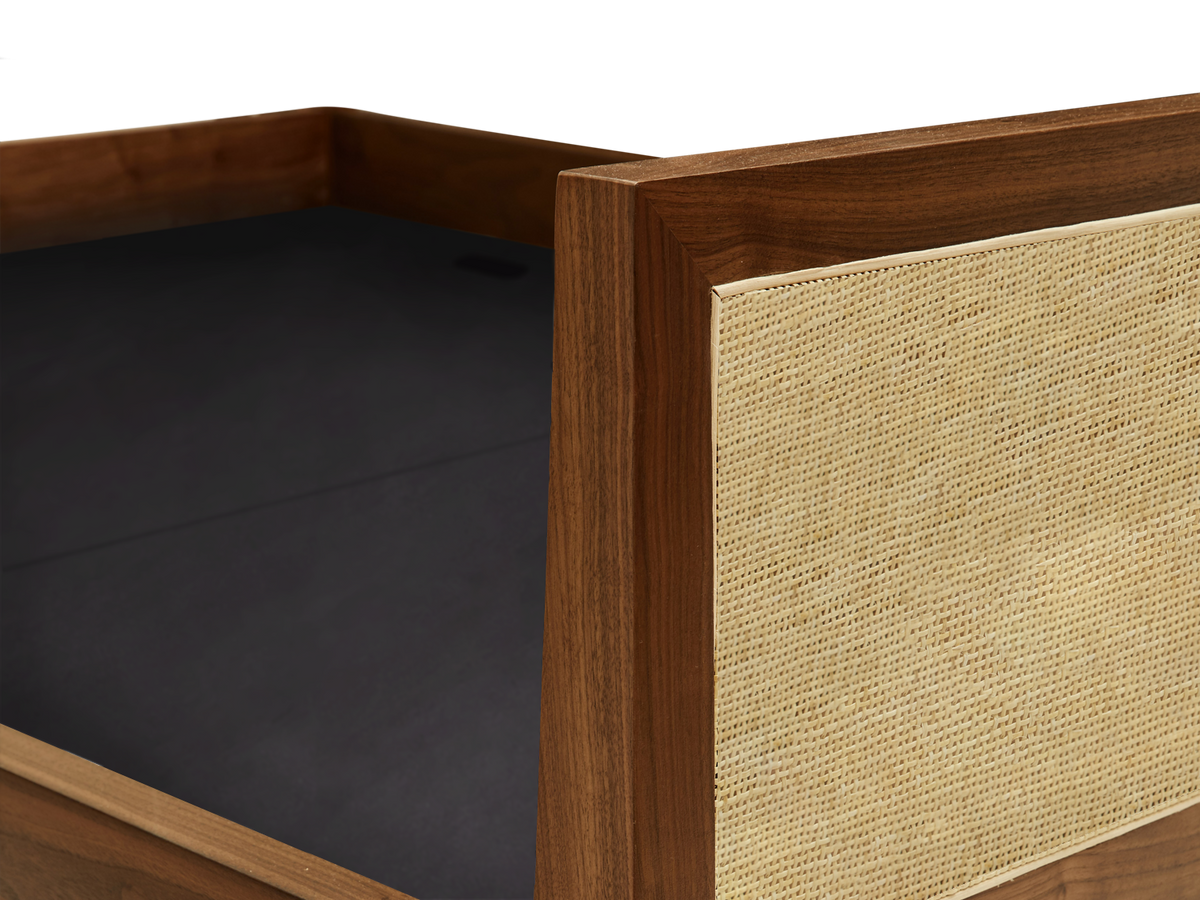 Caned Bed