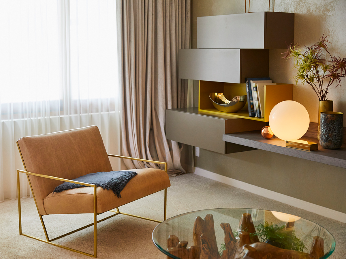 Thin Frame Lounge Chair