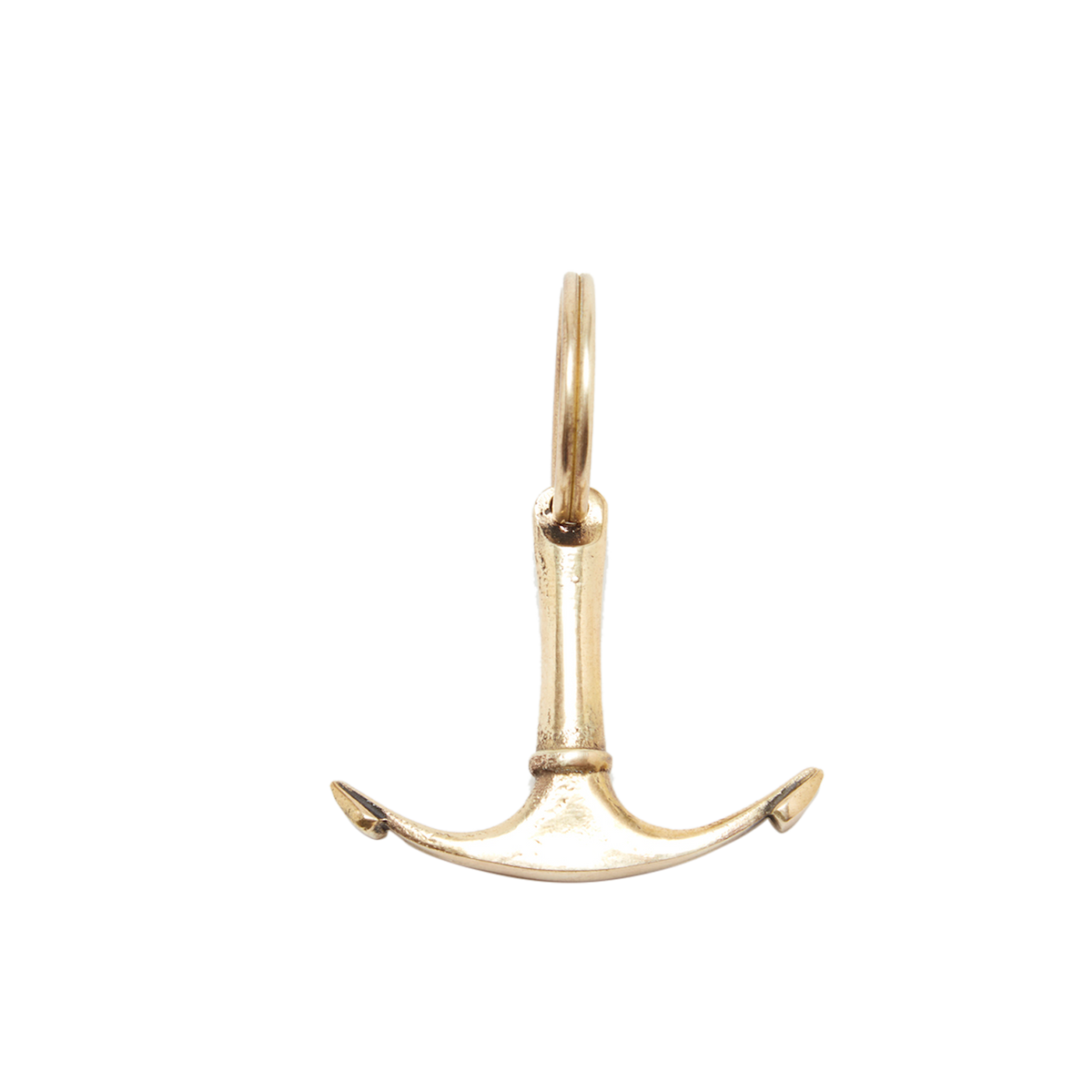 #7151 Brass Anchor Key Ring