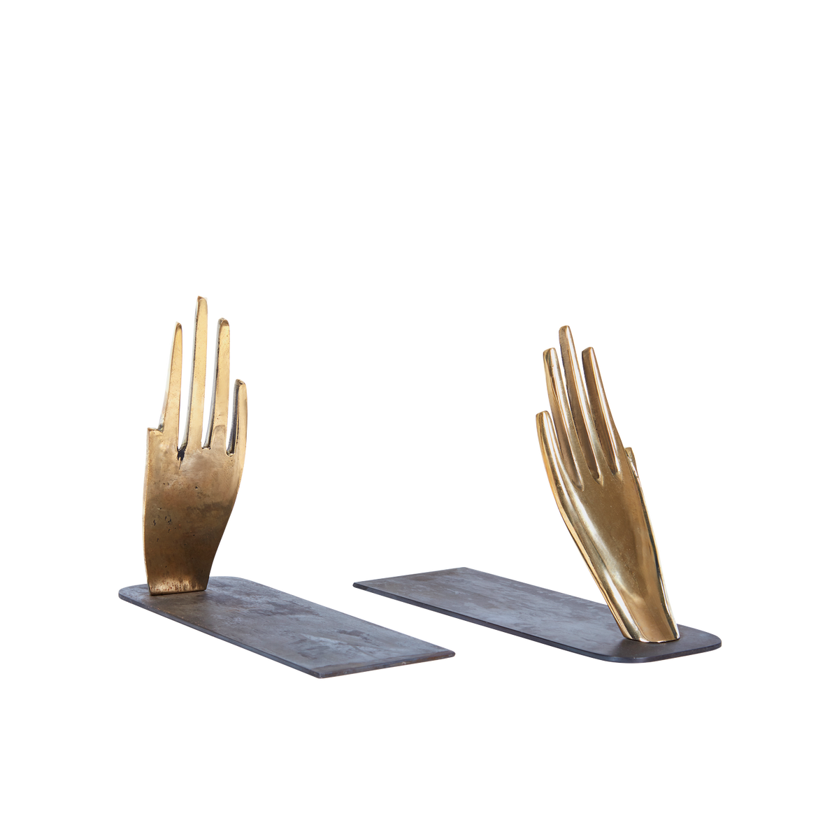 #1928 Bookends with Brass Hands