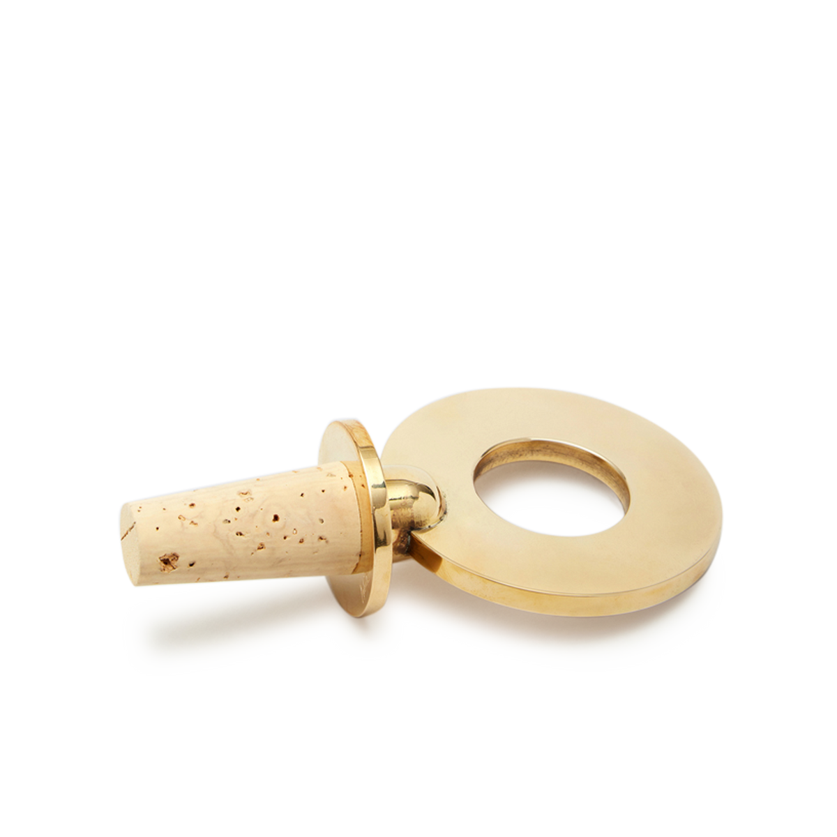 #5971-1 Brass Ring Wine Stopper