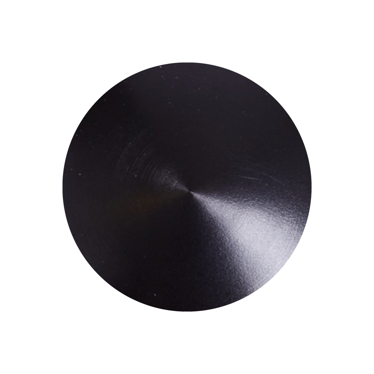 Black Anodized Metal Cap